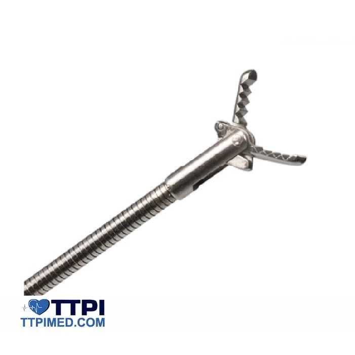 ForeignBodyRemovalGraspingForceps-AlligatorJaws فورسپس گرسپینگ یکبار مصرف مدل تمساحی - تصویر 1